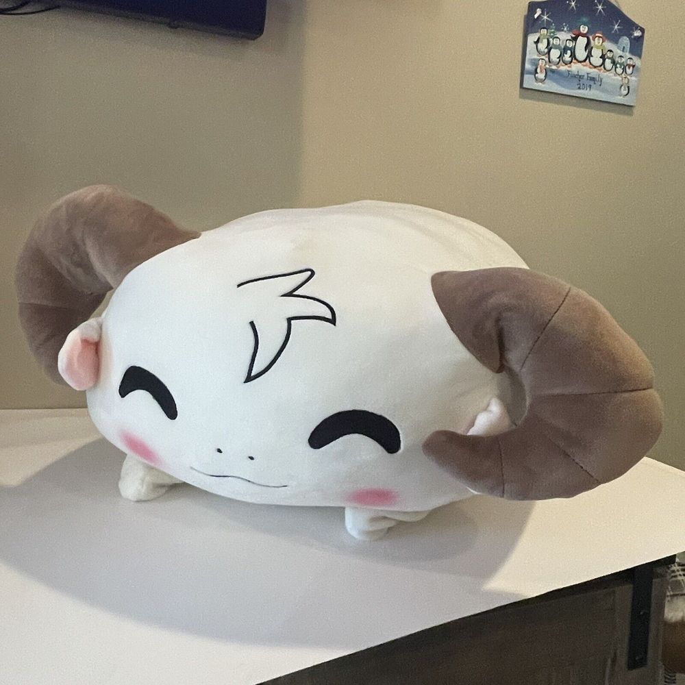 JSchlatt YouTooz‎ Ram Pillow Plush Rare 36" LARGE
